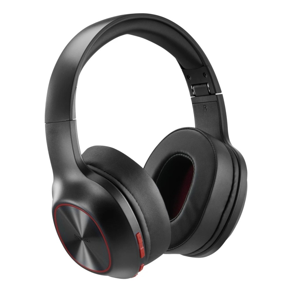 Hama Spirit Calypso III Wireless Bluetooth 5.3 Headset with Microphone & Passive Noise Cancelling - Black/Red Hama Spirit Calypso III Wireless Bluetooth 5.3 Headset with Microphone & Passive Noise Cancelling - Black/Red