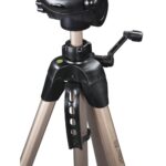 Hama Star 63 Aluminium Tripod with 3D Tilt Head and Quick Release Plate, 160 cm, Champagne