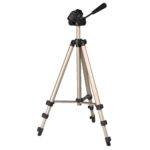 Hama Star 75 Tripod for Digital/Film Cameras - 125cm Max Height, 0.5kg Capacity, Aluminium, Champagne