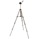Hama Star 75 Tripod for Digital/Film Cameras - 125cm Max Height, 0.5kg Capacity, Aluminium, Champagne