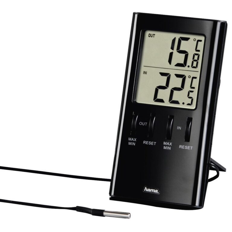 Hama T-350 Electronic Environment Thermometer Indoor -50 to 70 °C Black