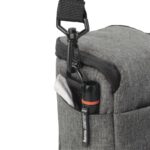 Hama Terra 130 Compact Camera Bag, Universal, Shoulder Strap, 20 x 10.5 x 16.5 cm, Grey