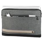 Hama Terra 13.3" Recycled Polyester Sleeve Case with Front Pocket - Grey
