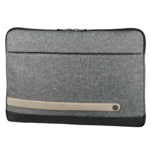 Hama Terra 13.3" Recycled Polyester Sleeve Case with Front Pocket - Grey