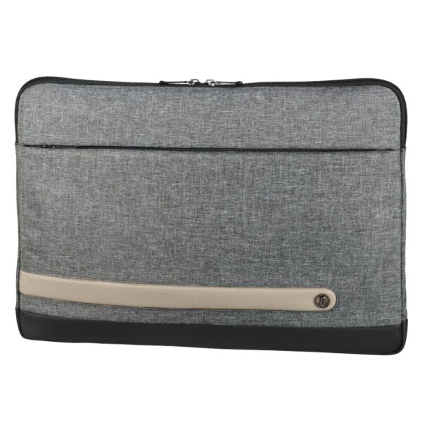 Hama Terra 13.3" Recycled Polyester Sleeve Case with Front Pocket - Grey