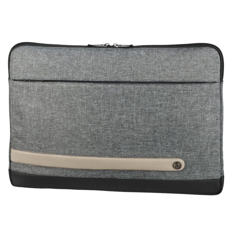 Hama Terra 13.3" Recycled Polyester Sleeve Case with Front Pocket - Grey