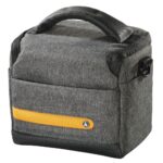 Hama Terra Compact Universal Case, Polyester, Grey, with Shoulder Strap and Side Pocket