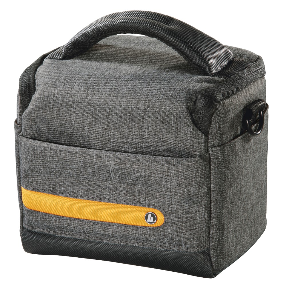 Hama Terra Compact Universal Case, Polyester, Grey, with Shoulder Strap and Side Pocket Hama Terra Compact Universal Case, Polyester, Grey, with Shoulder Strap and Side Pocket