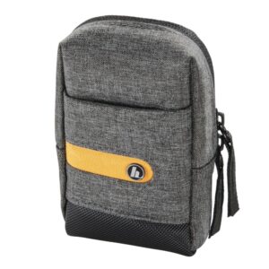 Hama Terra Universal Beltpack Case with Side Pocket - Grey, 65 x 30 x 110 mm