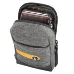 Hama Terra Universal Beltpack Case with Side Pocket - Grey, 65 x 30 x 110 mm
