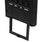 Hama TH-140 Digital Transparent Display Weather Station - Indoor Thermometer, Hygrometer, Clock, Black