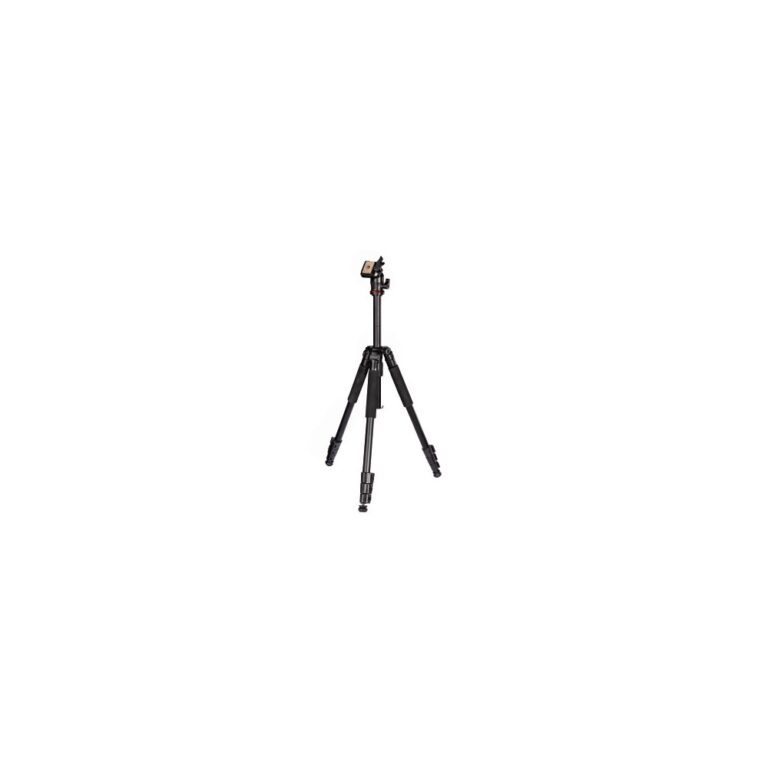 Hama Traveller 163 Ball Head Tripod for Digital/Film Cameras, Aluminium, 163cm Max Height, Black