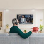 Hama TV Headphones, Over-Ear, 2.4 GHz & Bluetooth, Wireless, Passive Noise Cancelling, Black