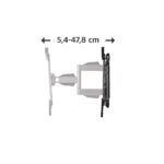 Hama TV Wall Bracket Swivel Tilt Pull-Out for 37-75" up to 45kg 180° Swivel Black