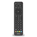 Hama Universal IR Wireless TV Remote Control, 2 Device Support, 31 Press Buttons, Black