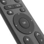 Hama Universal IR Wireless TV Remote Control, 2 Device Support, 31 Press Buttons, Black