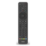 Hama Universal IR Wireless TV Remote Control, 8 Devices, 43 Buttons, Black