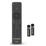 Hama Universal IR Wireless TV Remote Control, 8 Devices, 43 Buttons, Black