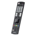 Hama Universal Remote Control for LG TVs, IR, Teach Function, Illuminating Buttons, Black