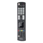 Hama Universal Remote Control for LG TVs, IR, Teach Function, Illuminating Buttons, Black