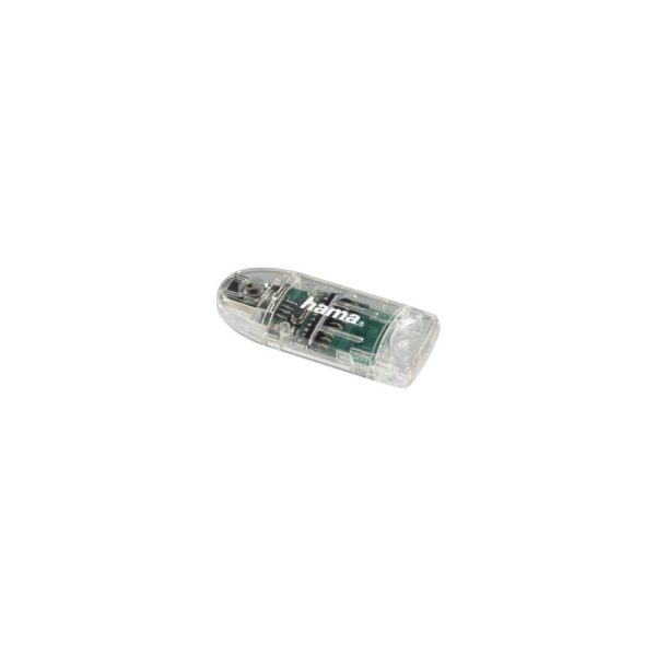 Hama USB 2.0 8-in-1 Card Reader for SD/microSDHC/MMC, 480 Mbit/s, Windows/Mac OS Compatible