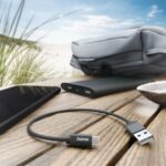 Hama USB 2.0 Cable 0.2m USB-A to USB-C, 480 Mbit/s, Nylon Braided, Aluminium Connectors, Black