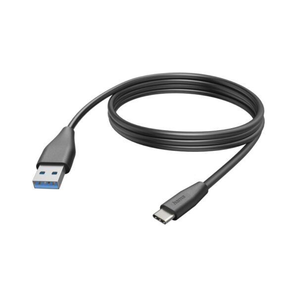 Hama USB 2.0 USB-C to USB-A Cable 3m Black 480 Mbit/s 3A