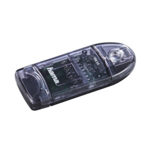 Hama USB 3.0 Anthracite Card Reader for SD/MicroSD, 5000 Mbit/s Data Transfer