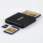 Hama USB 3.0 Multi-Card Reader, SD/microSD/CF, 5000 Mbit/s Data Transfer, Black