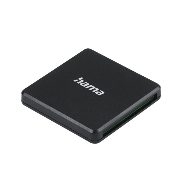 Hama USB 3.0 Multi-Card Reader, SD/microSD/CF, 5000 Mbit/s Data Transfer, Black