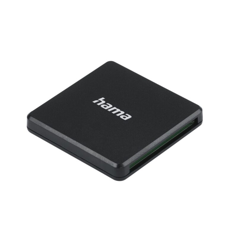 Hama USB 3.0 Multi-Card Reader, SD/microSD/CF, 5000 Mbit/s Data Transfer, Black