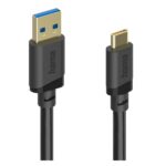 Hama USB 3.2 Gen 1 (3.1 Gen 1) Cable, USB-A to USB-C, 1.5m, 5 Gbit/s, Gold, Black