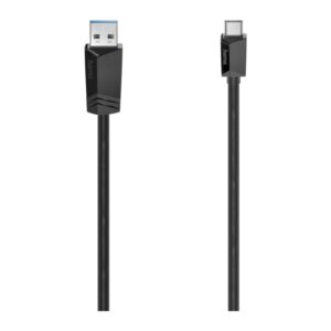 Hama USB 3.2 Gen 1 (5Gbps) Cable USB-C to USB-A 0.25m Black