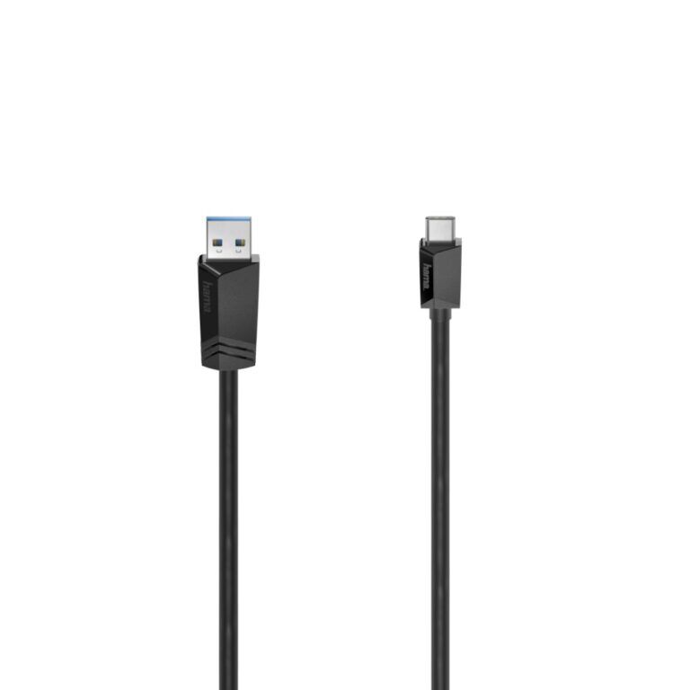 Hama USB 3.2 Gen 1 (5Gbps) Cable USB-C to USB-A 0.25m Black