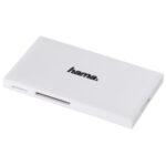 Hama USB 3.2 Gen 1 Multi-Card Reader for SD/microSD/CF/MS Cards, White