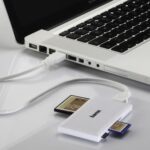 Hama USB 3.2 Gen 1 Multi-Card Reader for SD/microSD/CF/MS Cards, White