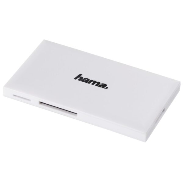 Hama USB 3.2 Gen 1 Multi-Card Reader for SD/microSD/CF/MS Cards, White