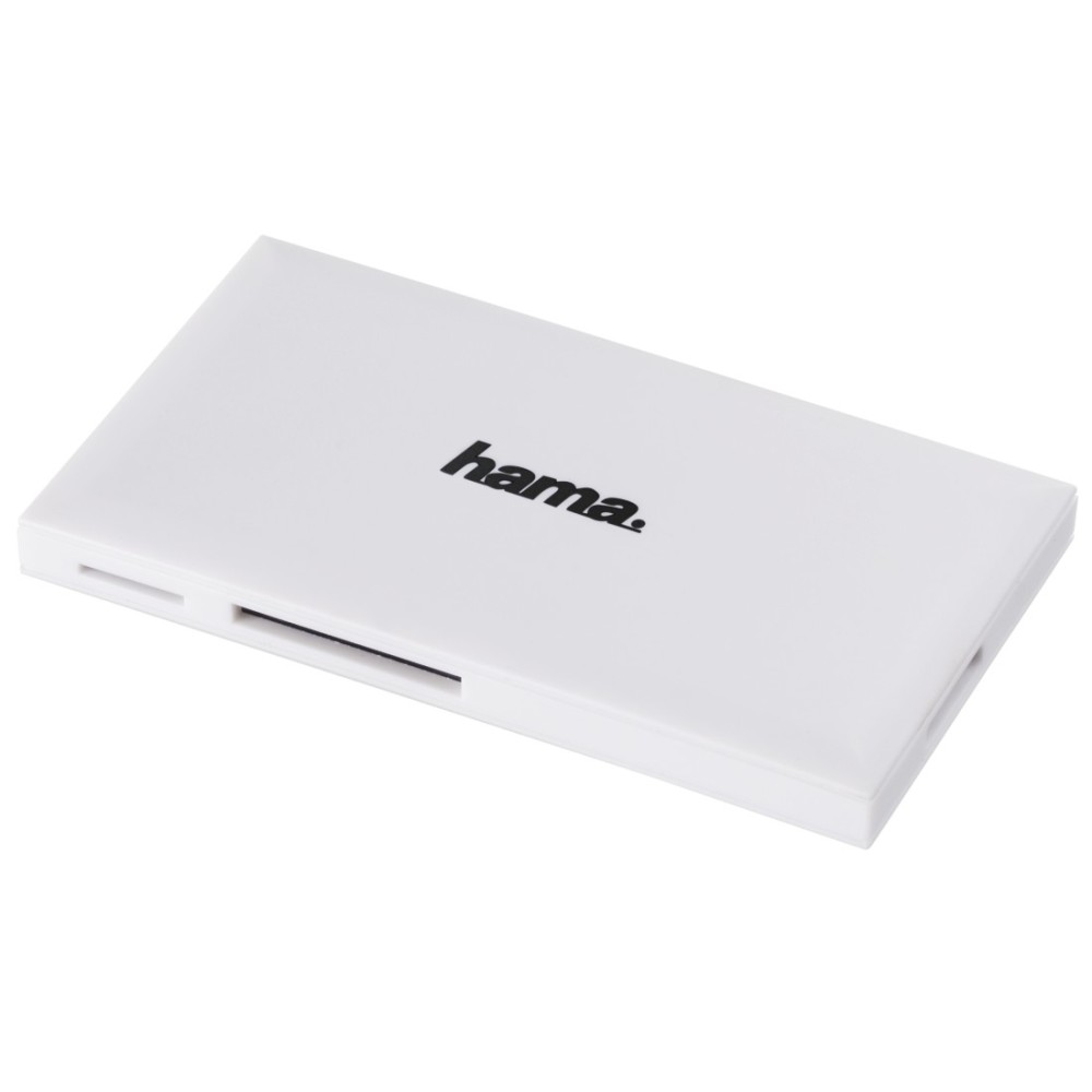 Hama USB 3.2 Gen 1 Multi-Card Reader for SD/microSD/CF/MS Cards, White