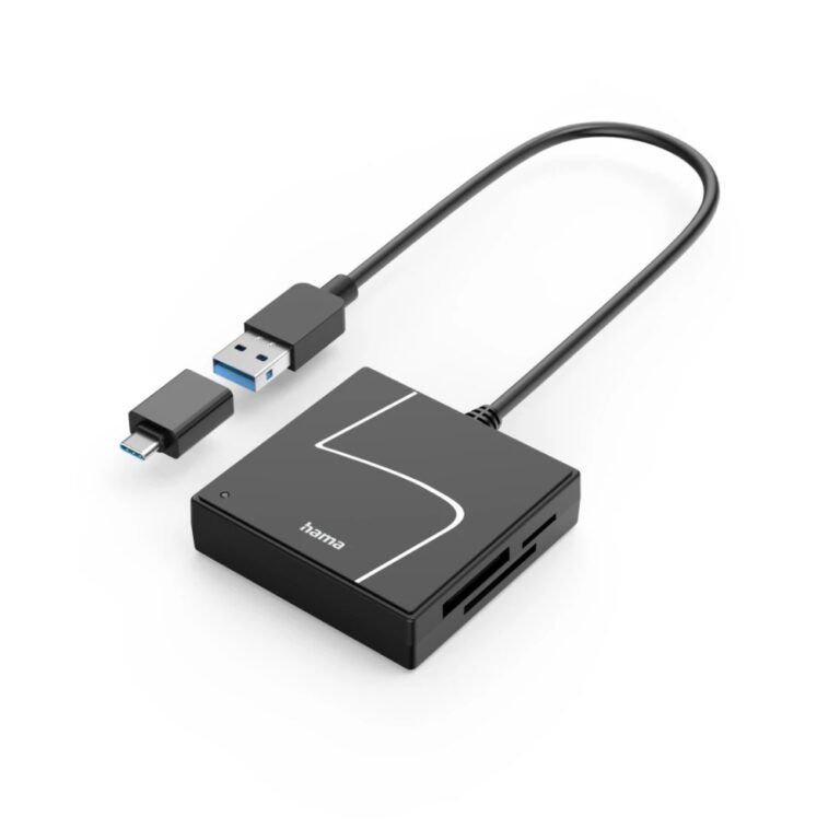 Hama USB 3.2 Gen 1 Type-A/Type-C Card Reader 5000 Mbit/s Black