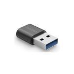 Hama USB Adapter, USB-A Male to USB-C Female, USB 3.2 Gen 2, 10 Gbit/s, Black