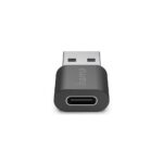 Hama USB Adapter, USB-A Male to USB-C Female, USB 3.2 Gen 2, 10 Gbit/s, Black