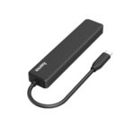 Hama USB-C Multi-Port Hub, 5 Ports, 4K HDMI, USB-A, USB-C Power Delivery, Black