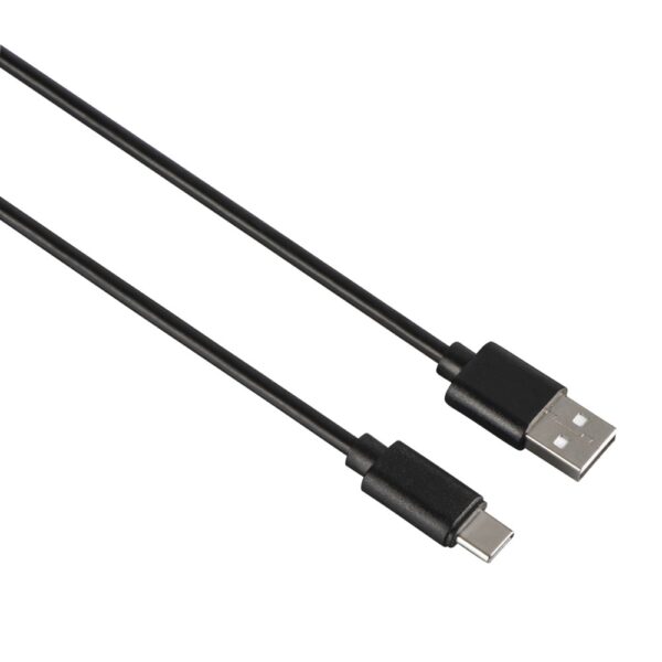 Hama USB-C to USB-A Cable, USB 2.0, 0.9m, 480 Mbps, Black, Pack of 25