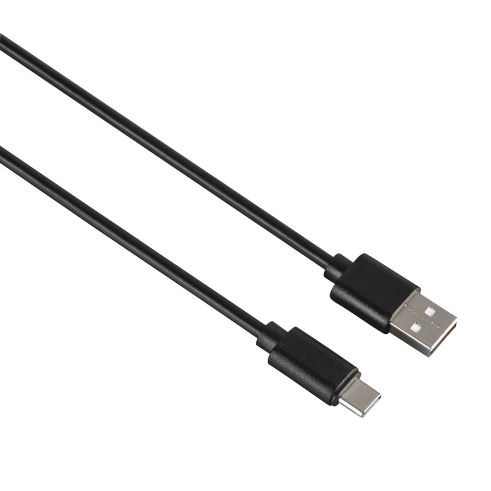 Hama USB-C to USB-A Cable, USB 2.0, 0.9m, 480 Mbps, Black, Pack of 25 Hama USB-C to USB-A Cable, USB 2.0, 0.9m, 480 Mbps, Black, Pack of 25
