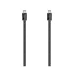 Hama USB-C to USB-C Cable, E-Marker, 2m, USB 3.2 Gen2, 10 Gbit/s, 100W, 4K, Black