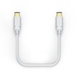 Hama USB-C to USB-C Charging Cable, 1.5m, 480 Mbit/s, 3A, Gold Plated, White