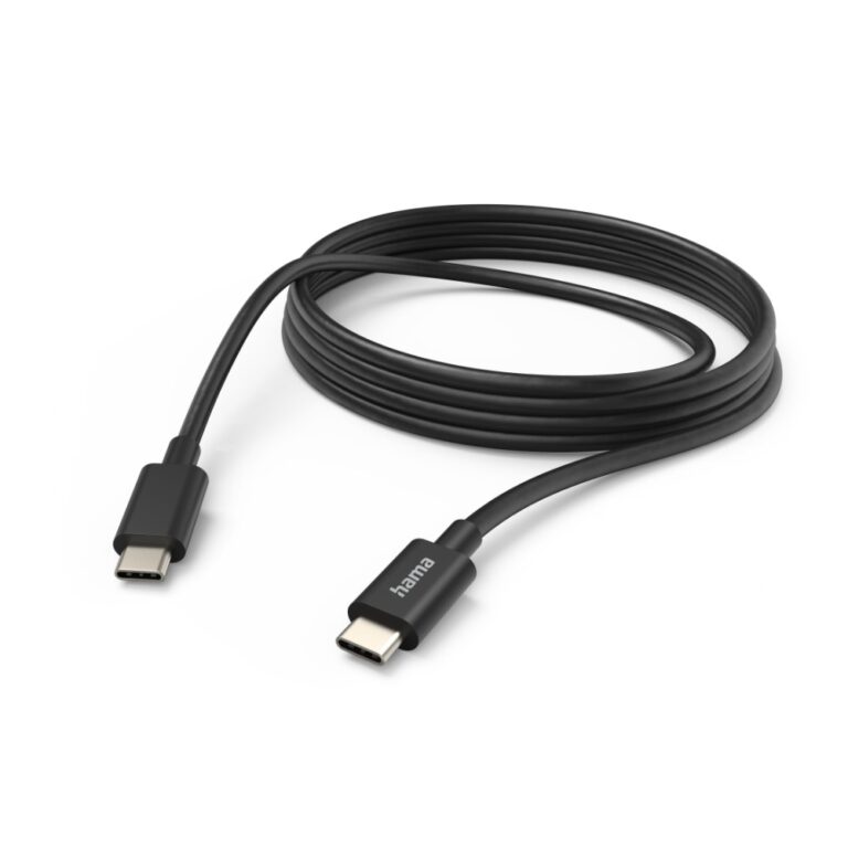 Hama USB-C to USB-C Charging Cable 3m Black, 480 Mbit/s, 3A Output Current