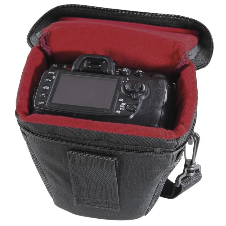 Hama Valletta Compact Case Black, Polytex, Scratch Resistant, Shoulder Strap, Side Pocket
