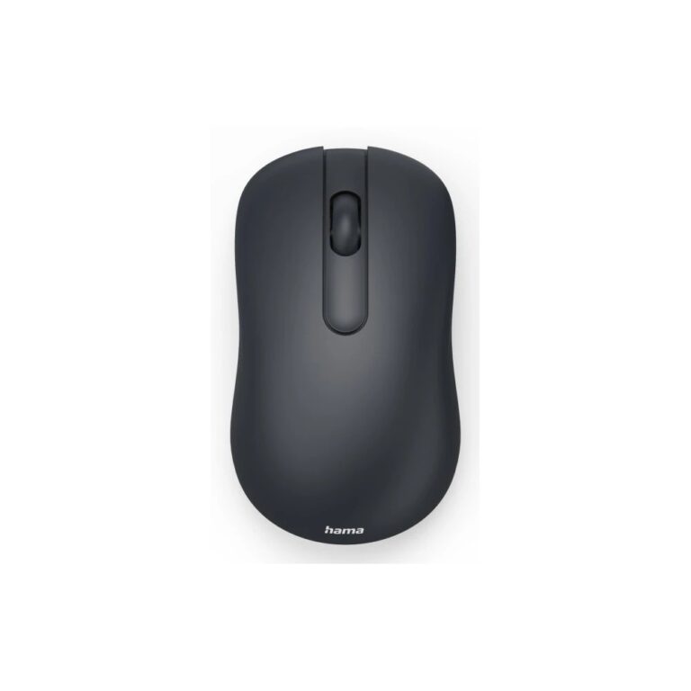 Hama WM-100 Ambidextrous RF Wireless Optical Mouse 1200 DPI Silent Click Black