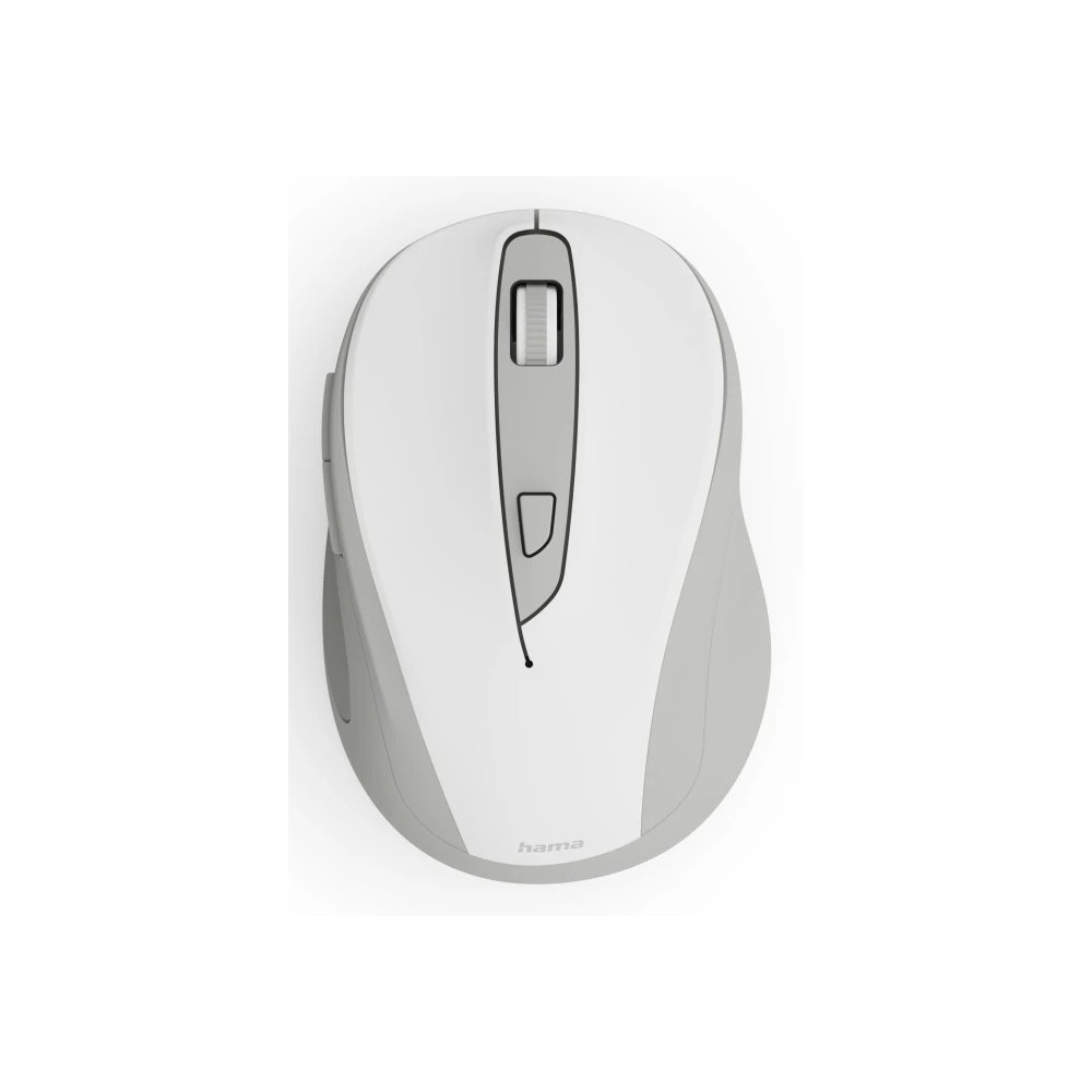 Hama WM-400 RF Wireless Optical Mouse, 1600 DPI, 6 Buttons, Silent Click, White, Right-Hand Hama WM-400 RF Wireless Optical Mouse, 1600 DPI, 6 Buttons, Silent Click, White, Right-Hand